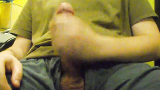 Jerking off with warm oil and a huge orgasm 2