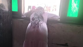 Desi aunty ko nanga kar jabar dasti bathroom me pela