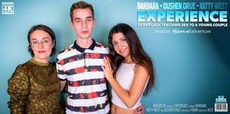 This young couple need the sexual experience from older lady Barbara