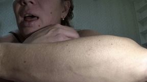 Cum on my sexy hairy arms hf