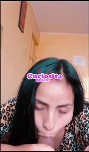 He asks me to send greetings while he gives me his cock