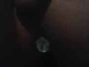 Pushing out a butt plug