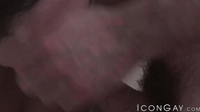 Bearded Jaxton Wheeler deepthroats my boner before pricking my booty