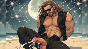 Handsome Hunks Night Beach (ai)