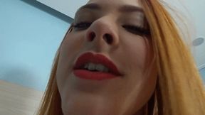 Redhead farting deliciously in jeans for you CLIP 4 by Nicolle Romanofe cam full hd