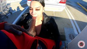watch me fuck big butt latina behind a dumpster