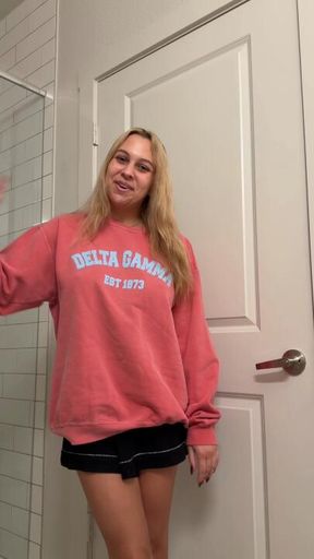 Peeing with a Backwards POV angle