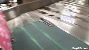 ”Trashy STEPMOM masturbates & poses for camera”