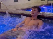 Just a guy, a jacuzzi, and a little 'me time' 💦 Relax and unwind with me in this steamy session!