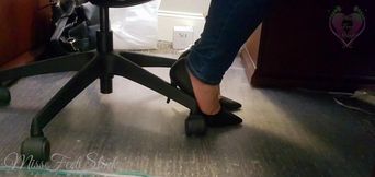 Ignoring You In Heels In My Office