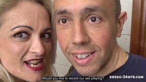 Mary Rider dominates and cums hard in hot Italian MILF video