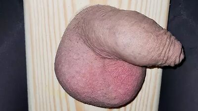 Nailing ball sack to wood