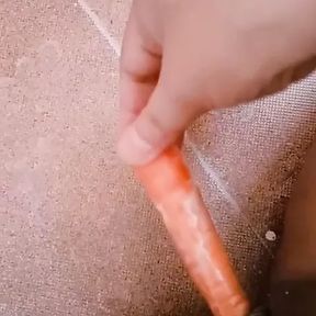 Latest video masturbation with carrot