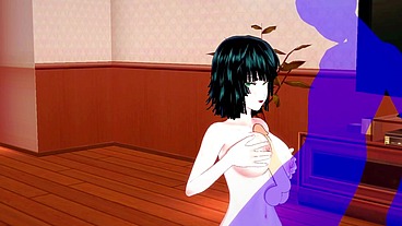 One Punch-Man Hentai - Fubuki Boobjob - Japanese Asian Manga anime game porn