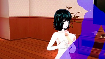 One Punch-Man Hentai - Fubuki Boobjob - Japanese Asian Manga anime game porn