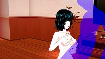 One Punch-Man Hentai - Fubuki Boobjob - Japanese Asian Manga anime game porn