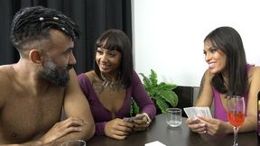 I, married, invited my two single friends to play cards here at home, Part 1 - Cuckquean Videos
