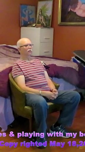 Nurse Vicki Exams a New Home Patient and Later Performs a Glove Strip Tease