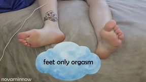 feet only orgasm