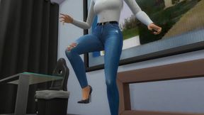 The Sexy Teacher – Crushes Her Living Doll Under Her High Heels