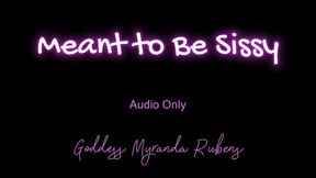 Meant to Be Sissy - Audio Only MP4