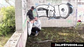 ”Mike Tiger & Kamel indulge in a wild outdoor fuck”