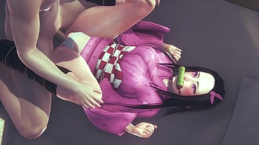 Nezuko Kamado is very Horny today - Demon Slayer Hentai Parody