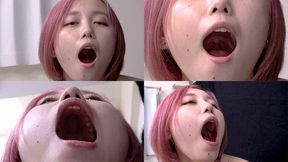 Nene Tanaka - CLOSE-UP of Japanese cute girl YAWNING yawn-09 - wmv