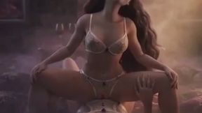 Demon Lesbians - Possessed Passion in the Dark Castle