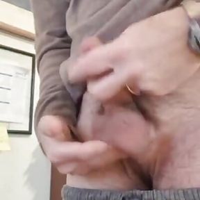 Jerk Big Dick and Cum Spray