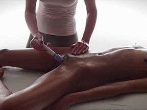 Skinny Teen Angelique First Lesbian Massage Video