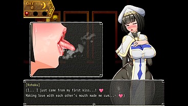 Nymphomania Priestess [ Cuckold Hentai game PornPlay ] Ep.3 the nun orgasm from her fisrt kiss