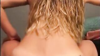 POV: Petite Blonde with Tan-lines Marissa Rides a Cock Hard