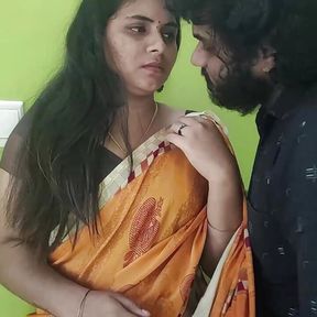 Vaishnavy and Sharun Raj long lip lock part 4, Mallu couple hot lip lock, Lip lock in saree, Saree romance with hot lip lock