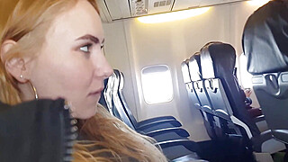 Horny Pilot's Wife Shows Big Tits In Public
