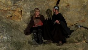 natalli diangelo meets her secret lover in a cave for anal sex