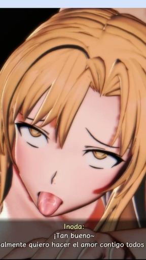 ONLINE SWORD ART Game +18 ASUNA NTR   Clip 3