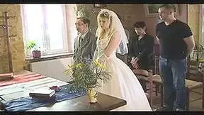 Horny French Godmother Gets Gangbanged On The Wedding Day