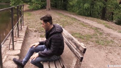 Czech Hunter - Real hardcore break-up therapy sucking strange dick POV