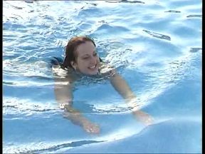 Amazing pov blowjob scene in swimming pool