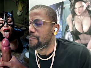 Catwoman Getting Cum Blasted By Batman, Black Teen Jerking Off A BWC Until This chab Cums Hard, Taut Bitch Getting Cowgirl Drilled, Taut Teen Wench Oral job, AI Generated