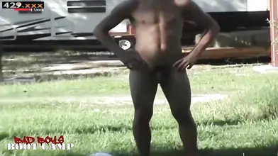 Behind-the-Scenes Look into Intense Training of Muscular Men in Action Porn Shoot