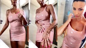 update #7 (september 19, 2022) new pink latex dress ?? la nouvelle robe rose en latex ??