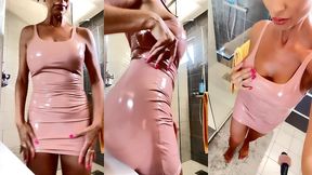 update #7 (september 19, 2022) new pink latex dress ?? la nouvelle robe rose en latex ??