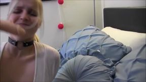 Face ruined by relentless thrusts