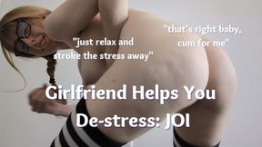 Loving Girlfriend Helps You De-stress JOI - Frisky Freckled Fox
