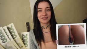 Czech teen with tattoo gets fucked by uncle for money