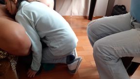 My Cuckold Wife Watches Another Girl Lick My Pussy