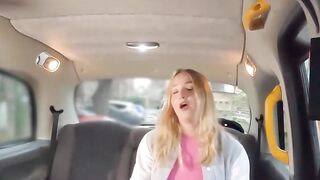 French Slut Chloé Chevalier Rides A Stranger's Dick In Taxi For Cash