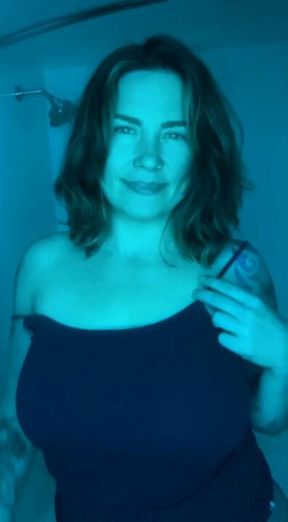 Horny Milf Shower Tease